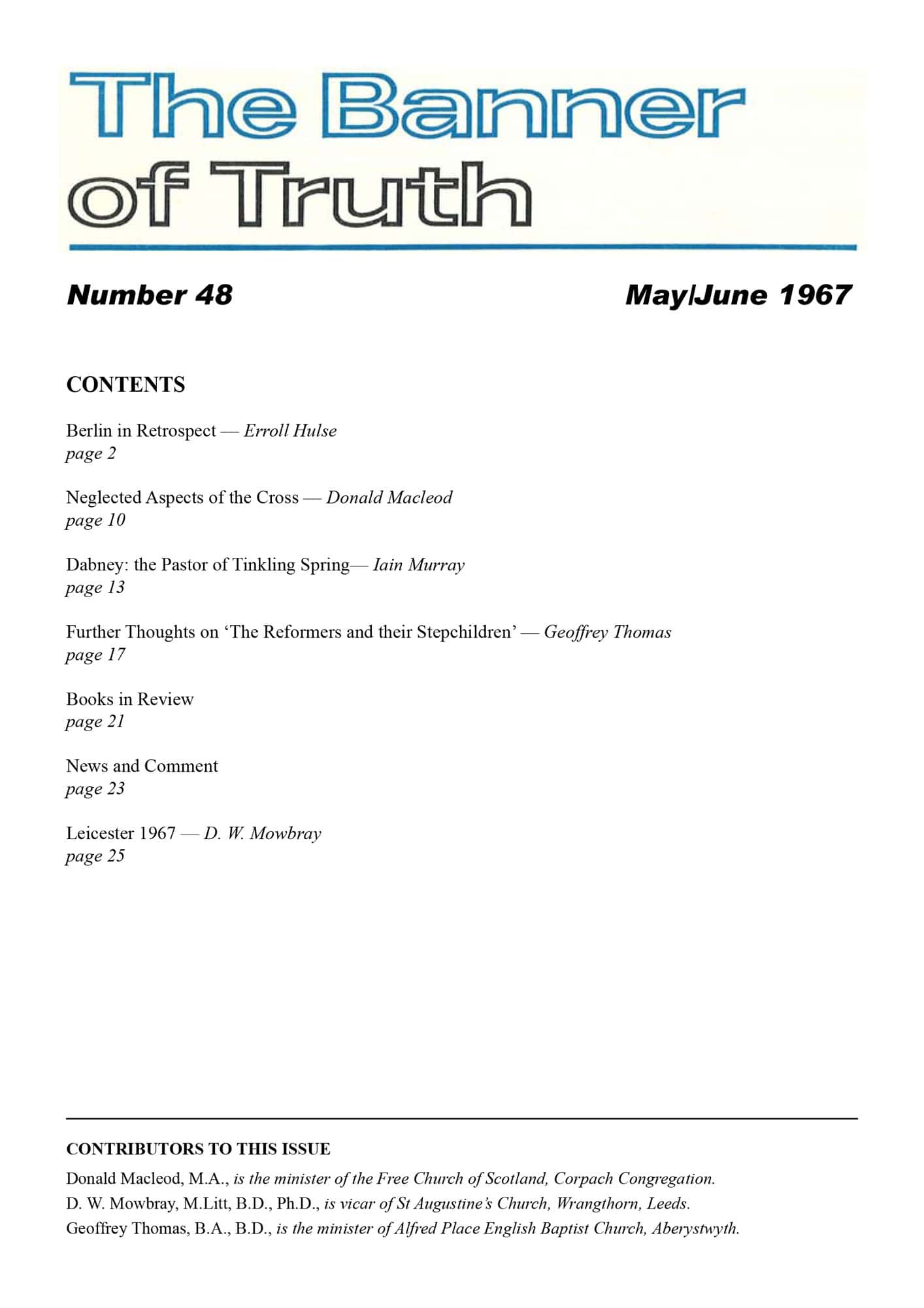 May & June 1967 Magazine