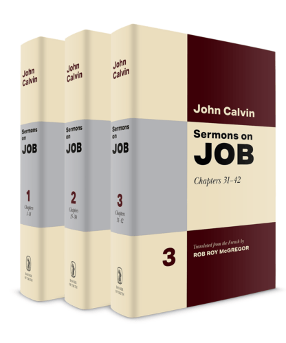 sermons on Job by Calvin