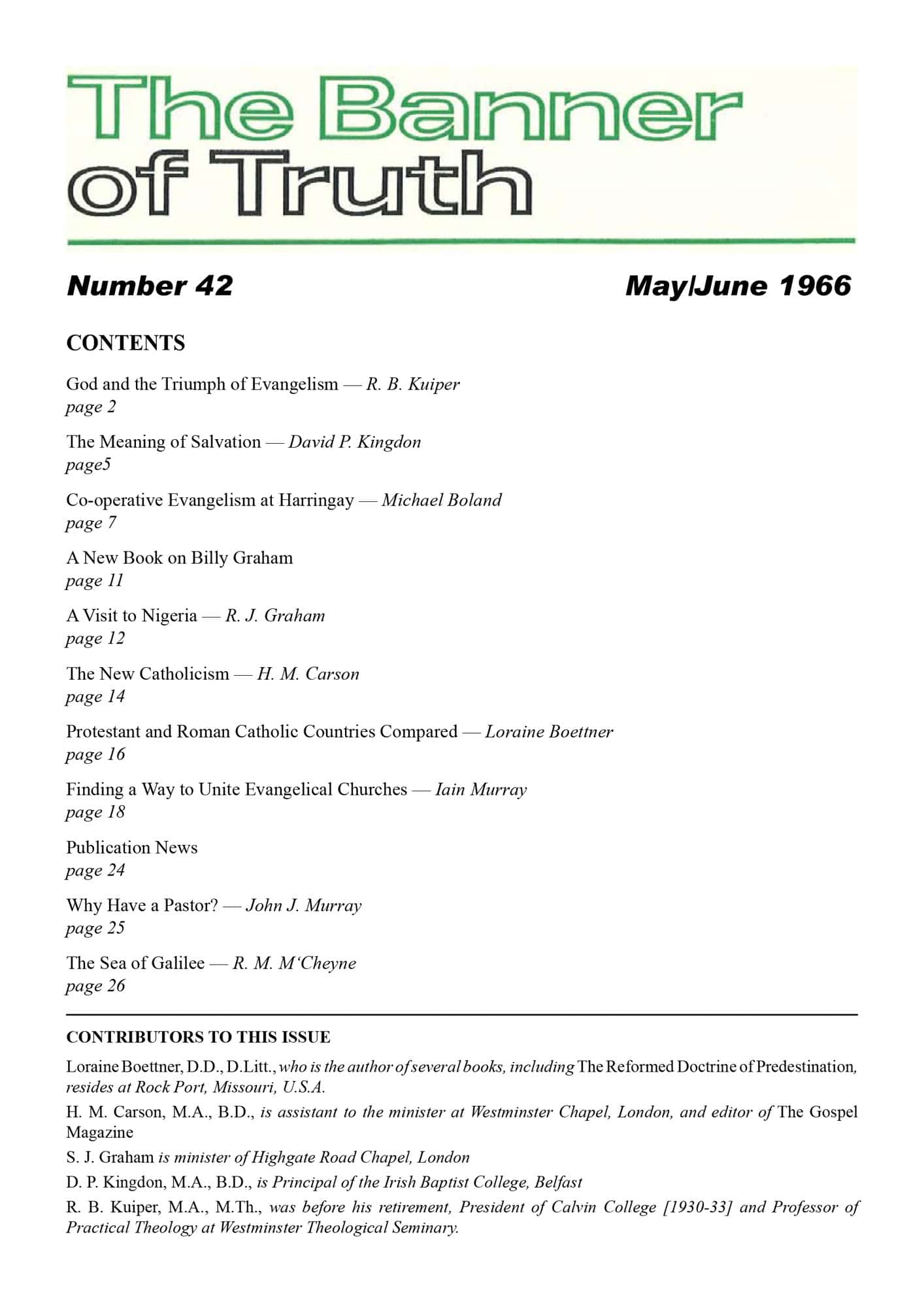 May & June 1966 Magazine