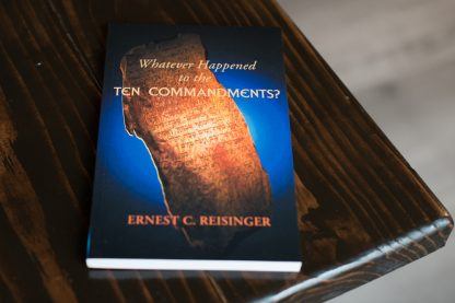 image of the book 'Whatever Happened to the 10 Commandments' by Ernie Reisinger