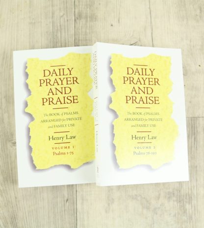 front covers of daily prayer and praise 2 volume set
