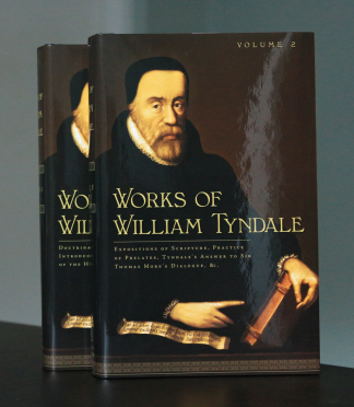 image of the 2 volume set the Works of William Tyndale