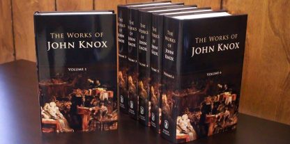 set image of the works of john knox with dust jackets
