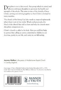 Back cover of 'Called to be Holy' by Jeremy Walker