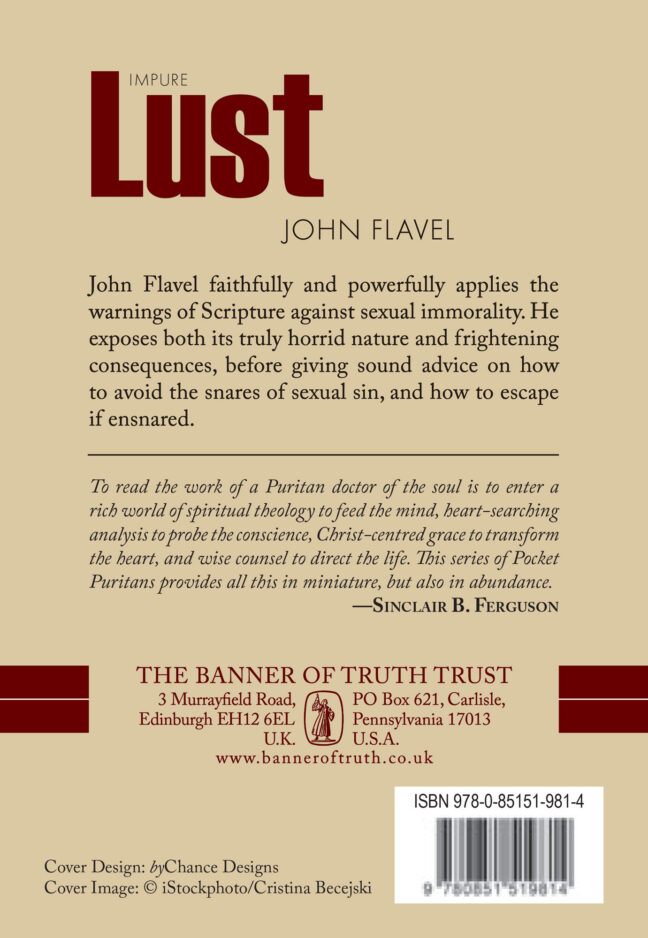 Impure Lust By John Flavel Banner Of Truth Usa