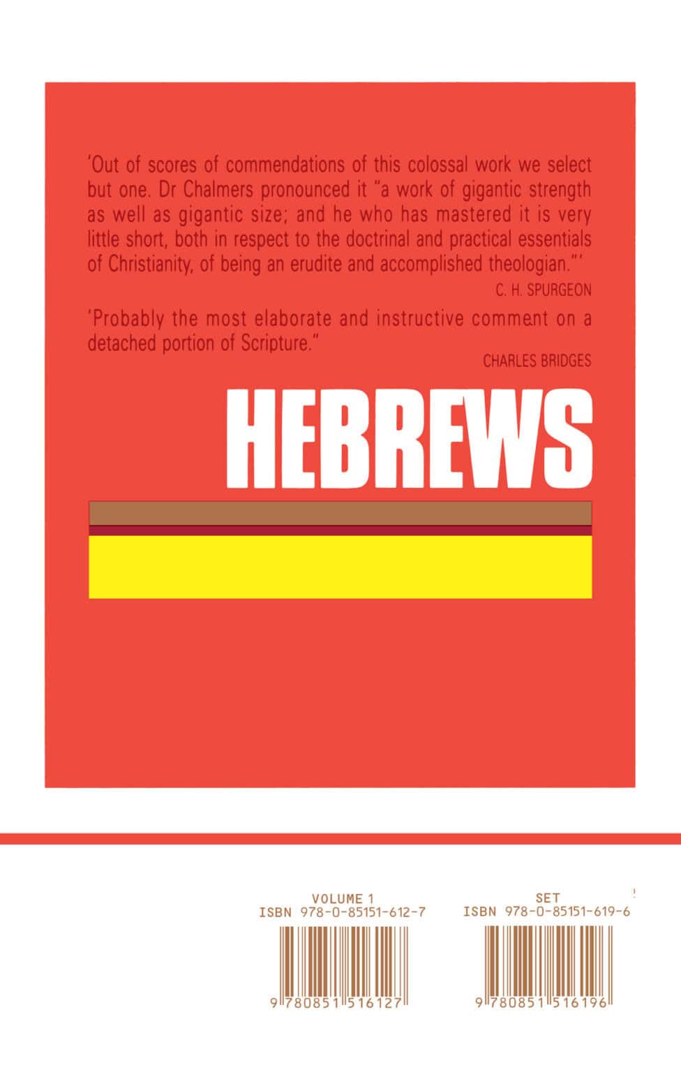 Hebrews by John Owen Banner of Truth USA