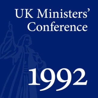 1992 UK Ministers’ Conference - Full Conference