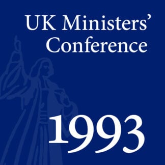 1993 UK Ministers’ Conference - Full Conference
